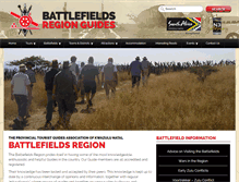 Tablet Screenshot of battlefieldsregionguides.co.za